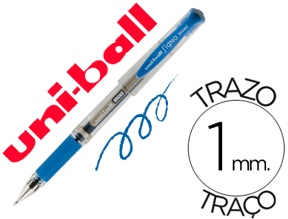 Bolígrafo uni-ball UM-153 Signo Broad tinta gel azul